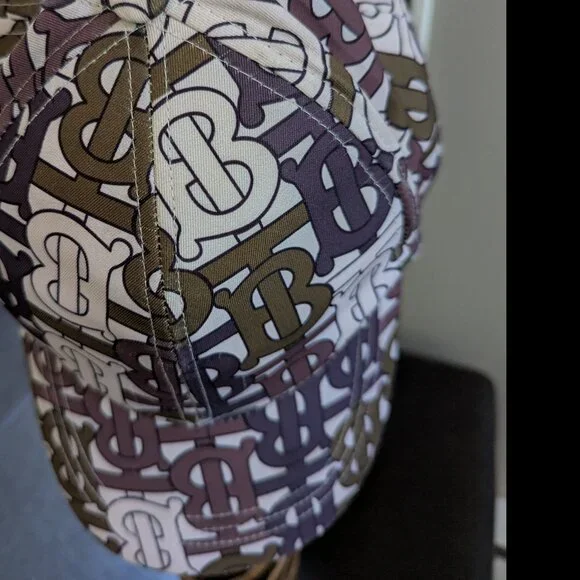 Burberry Multicolor Monogram Cap - Picture 2 of 9